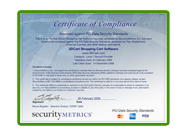 View PCI Certificate of Compliance