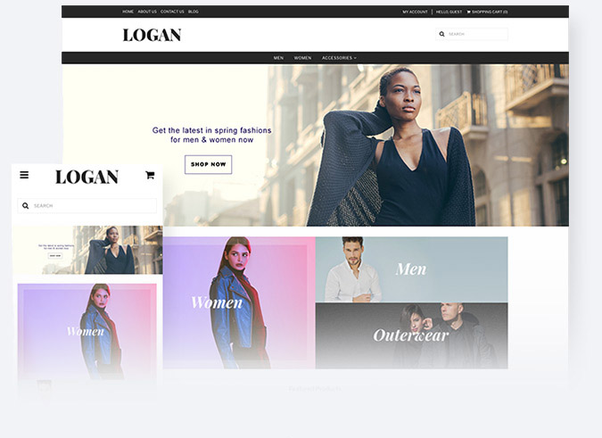 Logan website template