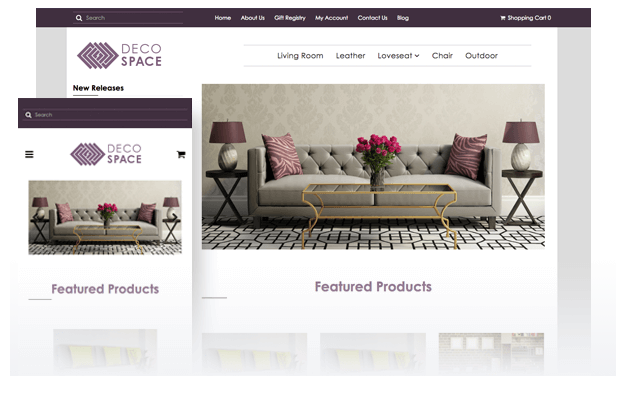 furniture website template