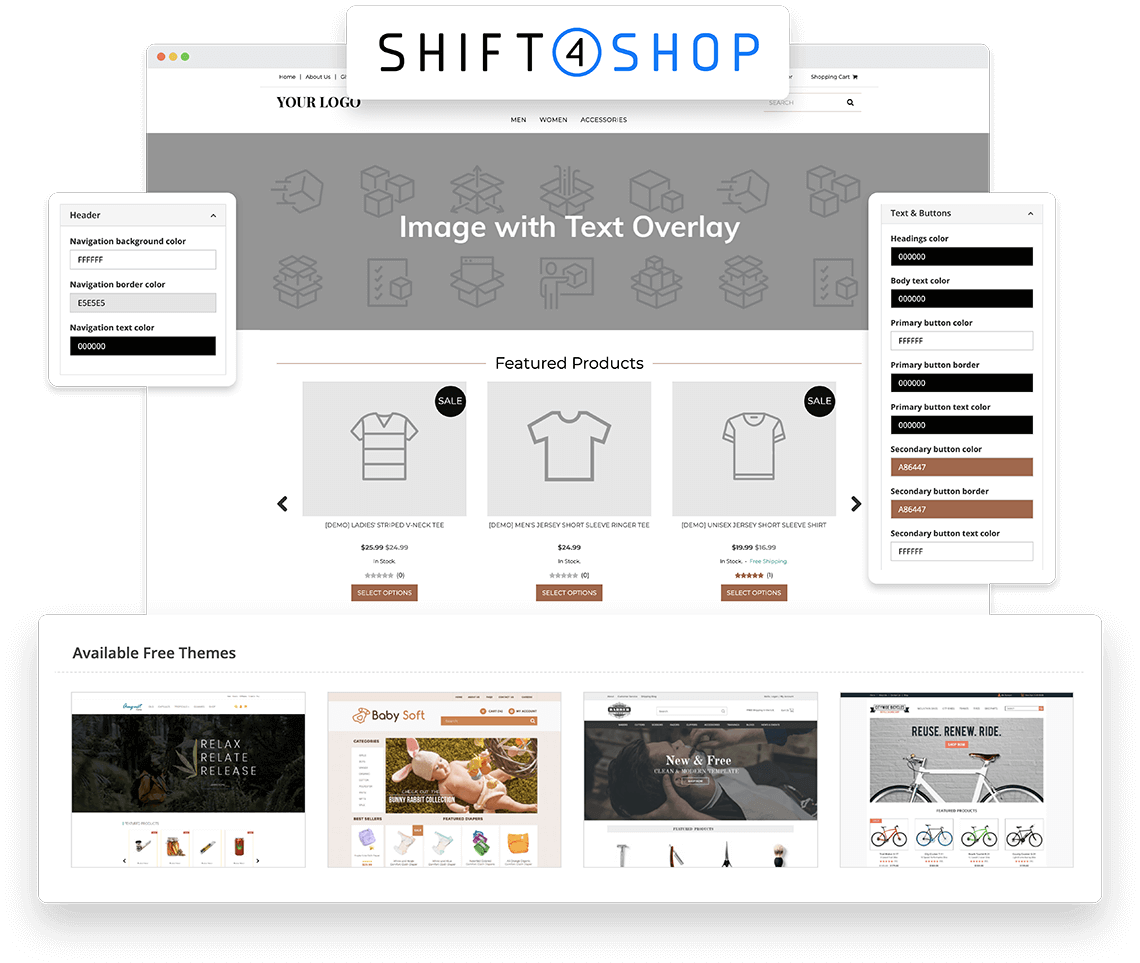 Plataforma ecommerce las mejores de venta digital Shift4Shop