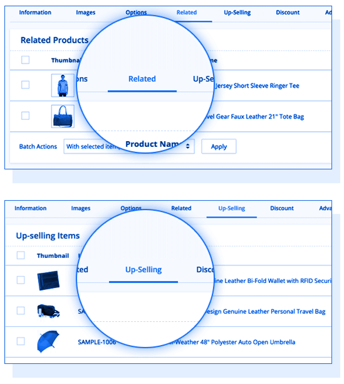 Upsell and Cross-sell