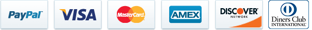 PayPal and Diners Club Credit Card Logos